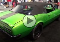 Mean lime green 1967 Pontiac Firebird!